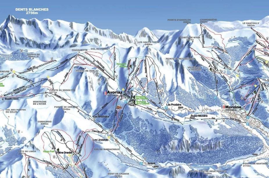 Avoriaz_Piste_Map