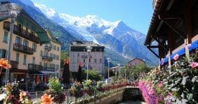 Chamonix Summer resort, France