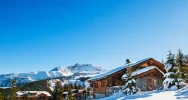 Chambery to Courchevel transfers - a ski chalet in the snow