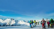 Skiers on the snow at Ischgl - Transfers