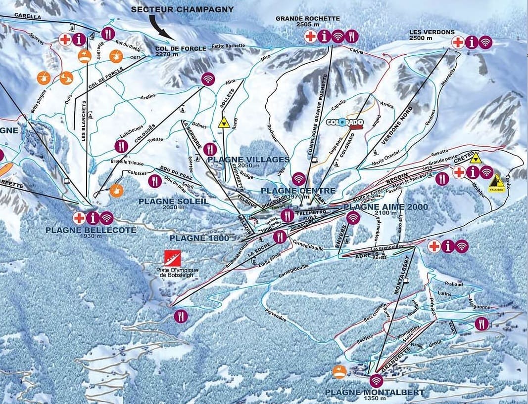 La Plagne 1800 Transfers