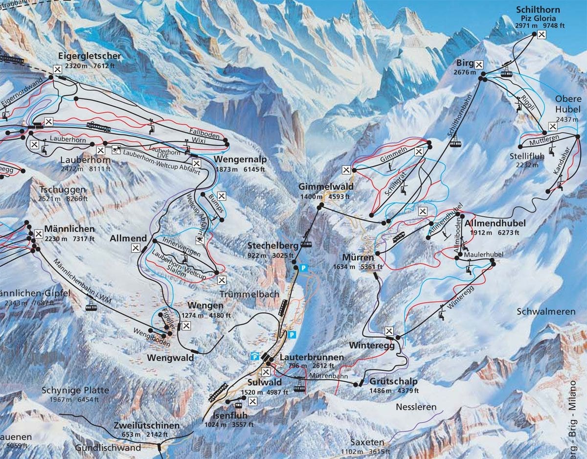 Lauterbrunnen_Piste_Map