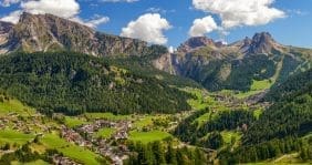 Selva Val Gardena Summer resort, Italy