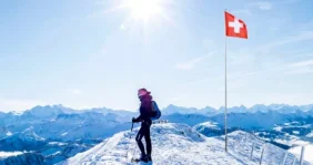 Skiing in Switzerland