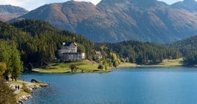 St.Moritz Summer resort, Switzerland