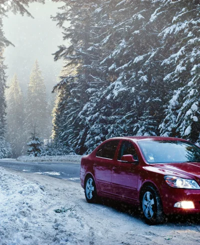 Car in the snow